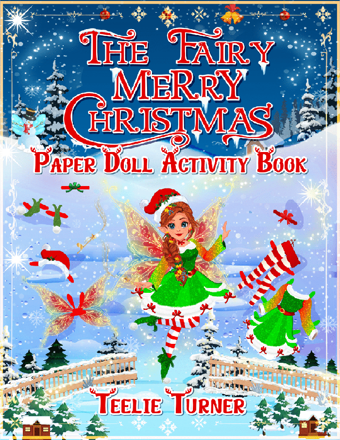 the fairy merry christmas paper doll activity book front cover min min 1